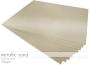 Preview: Cardstock "Metallic" - Bastelpapier 250g/m² DIN A4 in metallic-sand